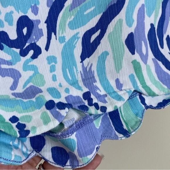 Lilly Pulitzer The Buttercup Scalloped Shorts Size 0 - Picture 8 of 11